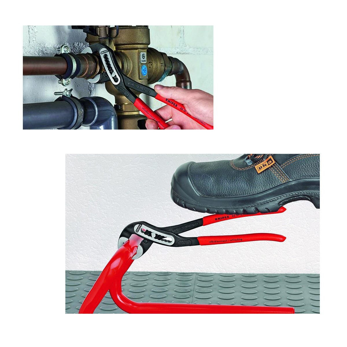 Knipex Alligator Pro Water Pump Plier Set 3 Piece 180, 250, 300mm 002009V03