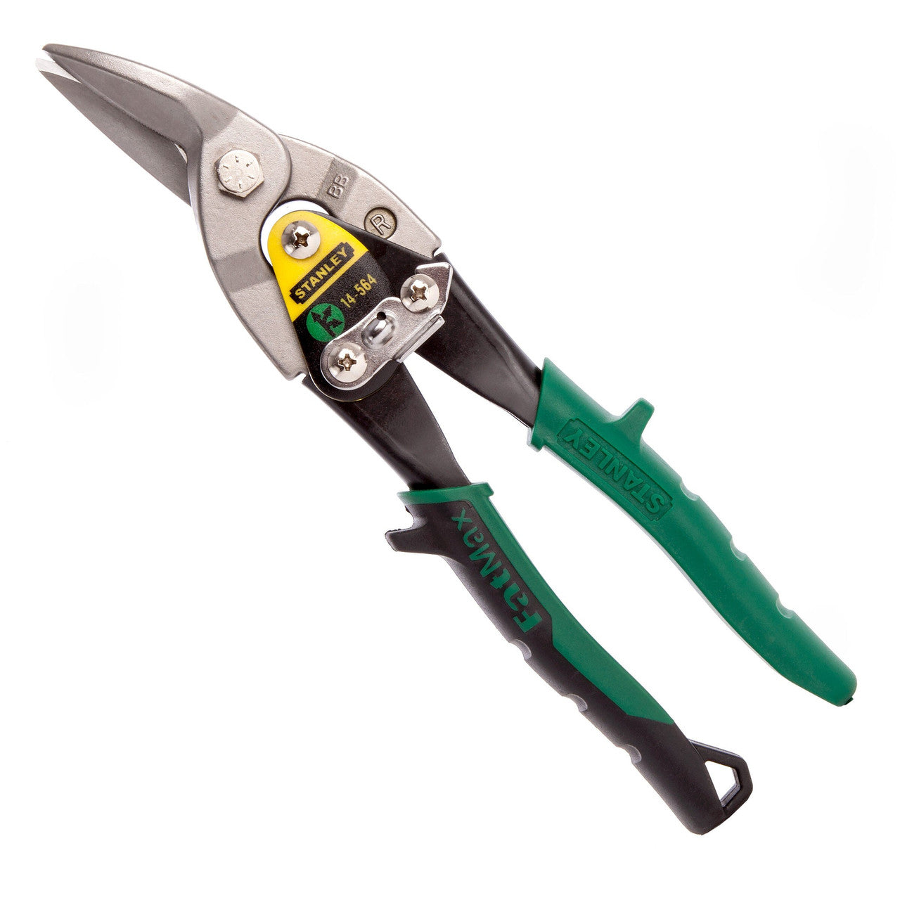 Stanley FatMax Aviation Snip Right Hand Cut 250mm 10" Cut To 18 Gauge 2-14-564