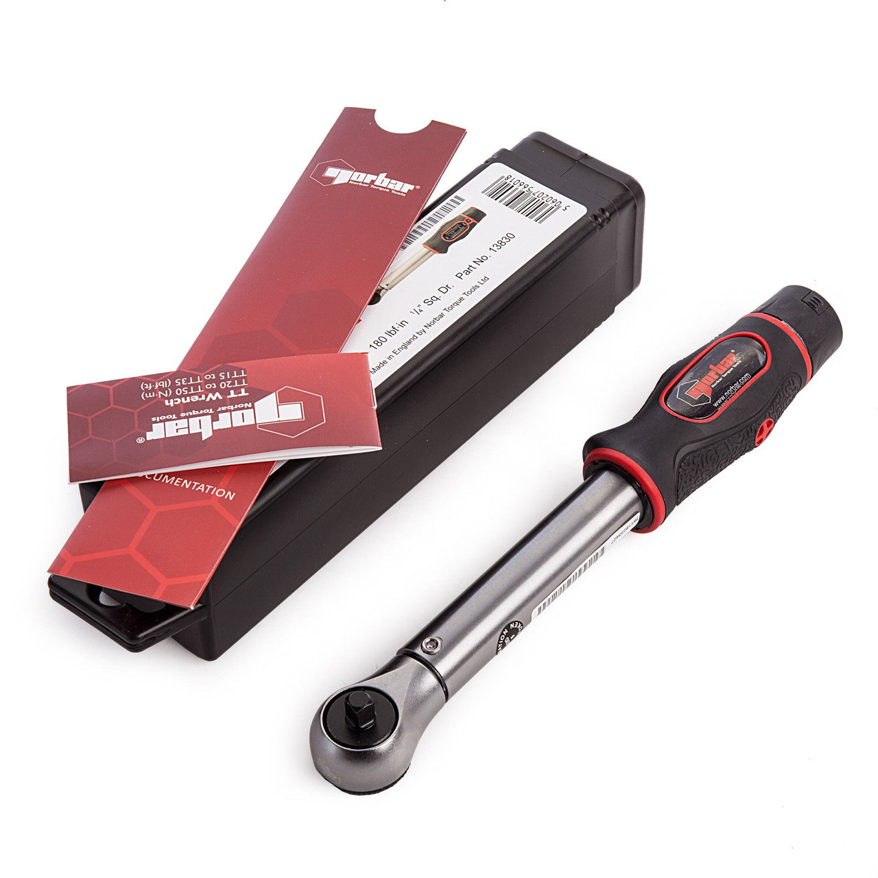 Norbar TTi 20 Torque Wrench 1/4" Drive 4-20 N·m 35-180 lbf·in 13830
