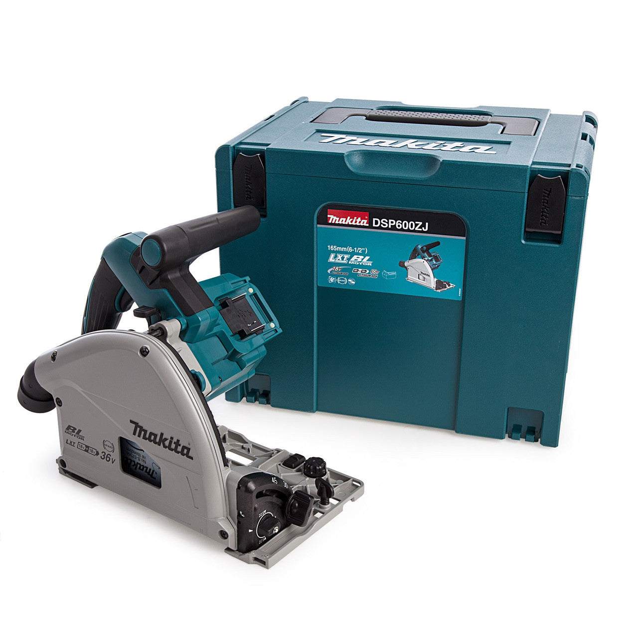 Makita 36V LXT 165mm Brushless Plunge Saw Body Only in MakPac Case DSP600ZJ