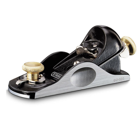 Stanley Block Plane with Pouch 6. 1/4 Inch 160mm Iron Width 40mm 5-12-020