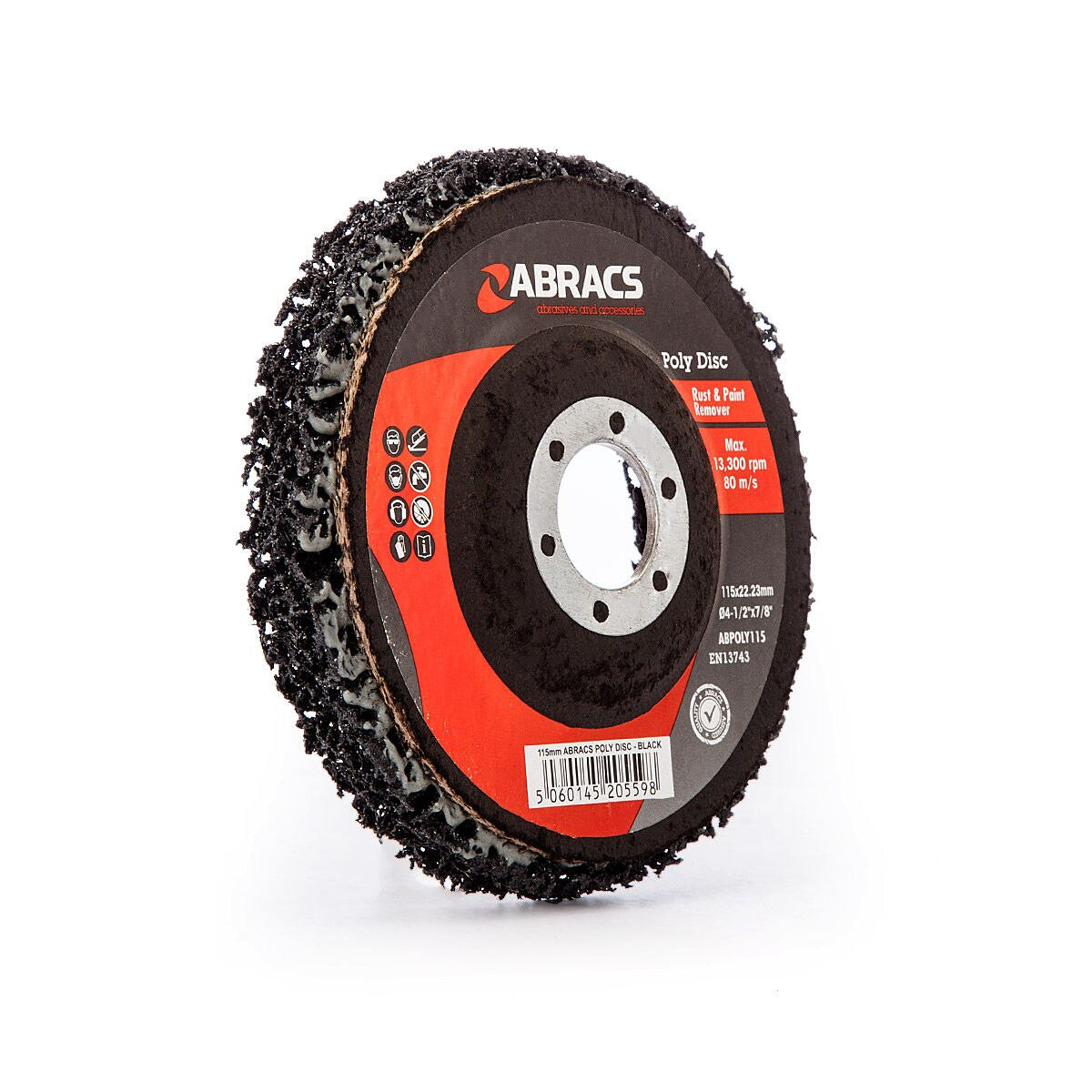 Abracs ABPOLY115 Poly Disc for Rust & Paint Removal 115mm