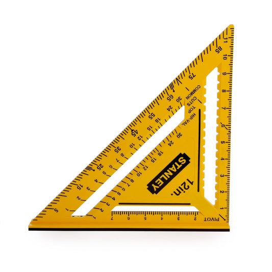 Stanley Dual Colour Quick Square 12" Large Base Thick ABS Plastic Body STHT46011