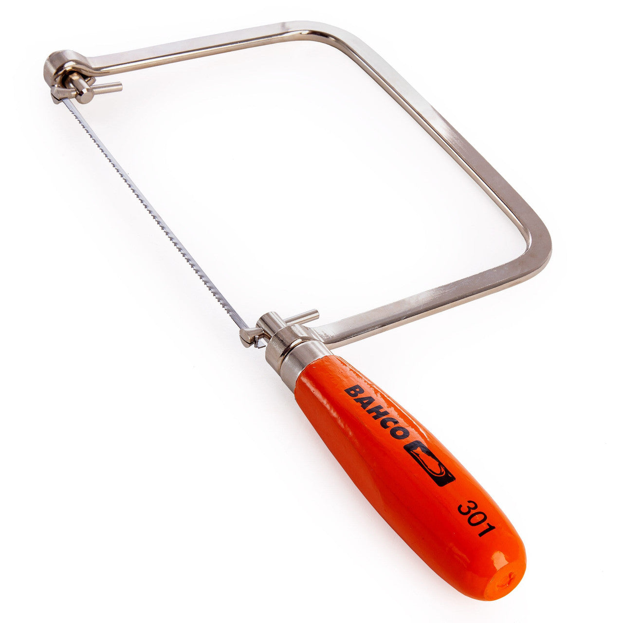 Bahco 301 Coping Saw 165mm 6.5" Wood And Plastics 360° Turnable Blade BAH-301