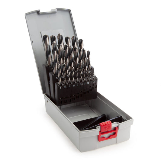 Bosch HSS PointTeQ Metal Drill Bit Set Metric 1-13mm 25 Piece 2608577352
