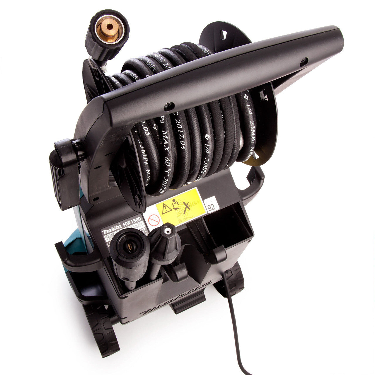 Makita 240V Pressure Washer 1.8 kW 130 bar Flow 450 l/hr Hose Length 10 m HW1300