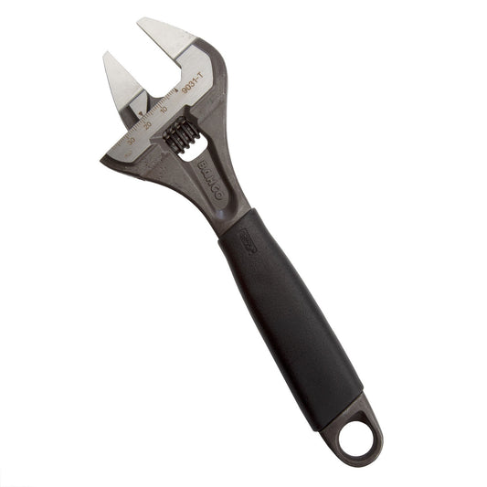 Bahco 8in 218mm Adjustable Wrench with Big Opening & Extra Thin Jaws 9031-T