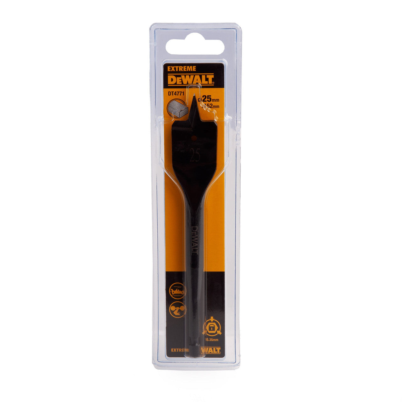 Dewalt DT4771 Extreme Impact Flat Wood Drill Bit 25 x 152mm