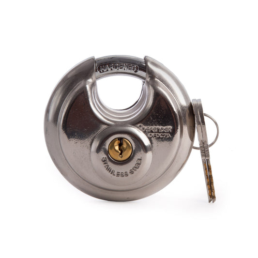 Henry Squire Discus Padlock Branded Defender 70mm Shackle Diameter 9.5mm DFDC70