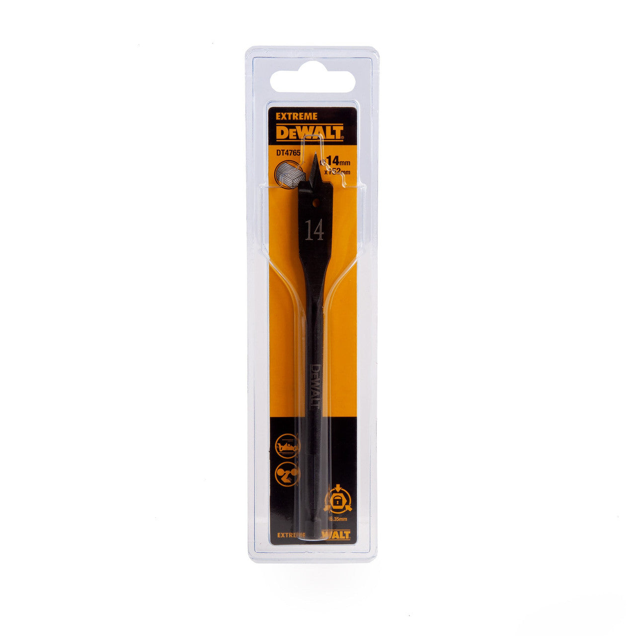 Dewalt Extreme Impact Flat Wood Drill Bit 14 x 152mm DT4765