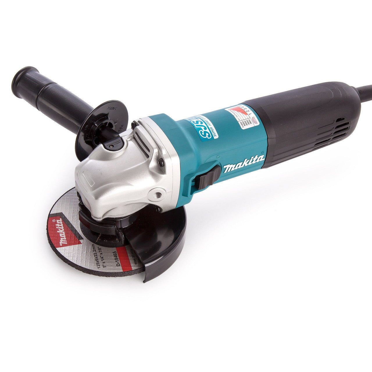 Makita 5 inch/125mm Angle Grinder 110V Soft Start 1400w Side Handle GA5040C