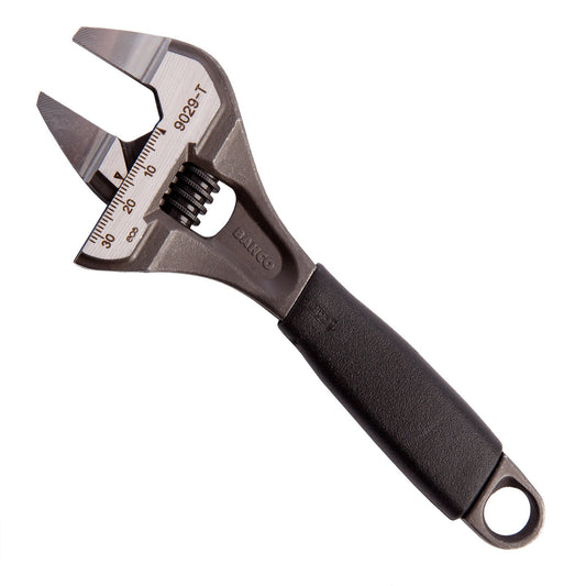 Bahco Adjustable Wrench 6in 153mm 32mm Extra Wide Slim Jaw Capacity 9029-T