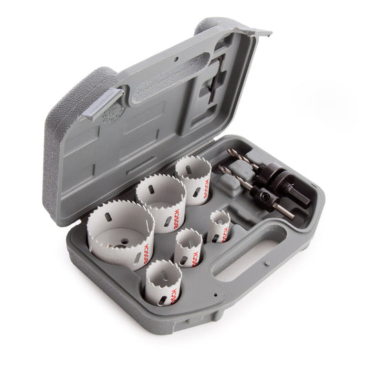 Bosch HSS Electricians Holesaw Set 9 Piece For The Toughest Demands 2608580804
