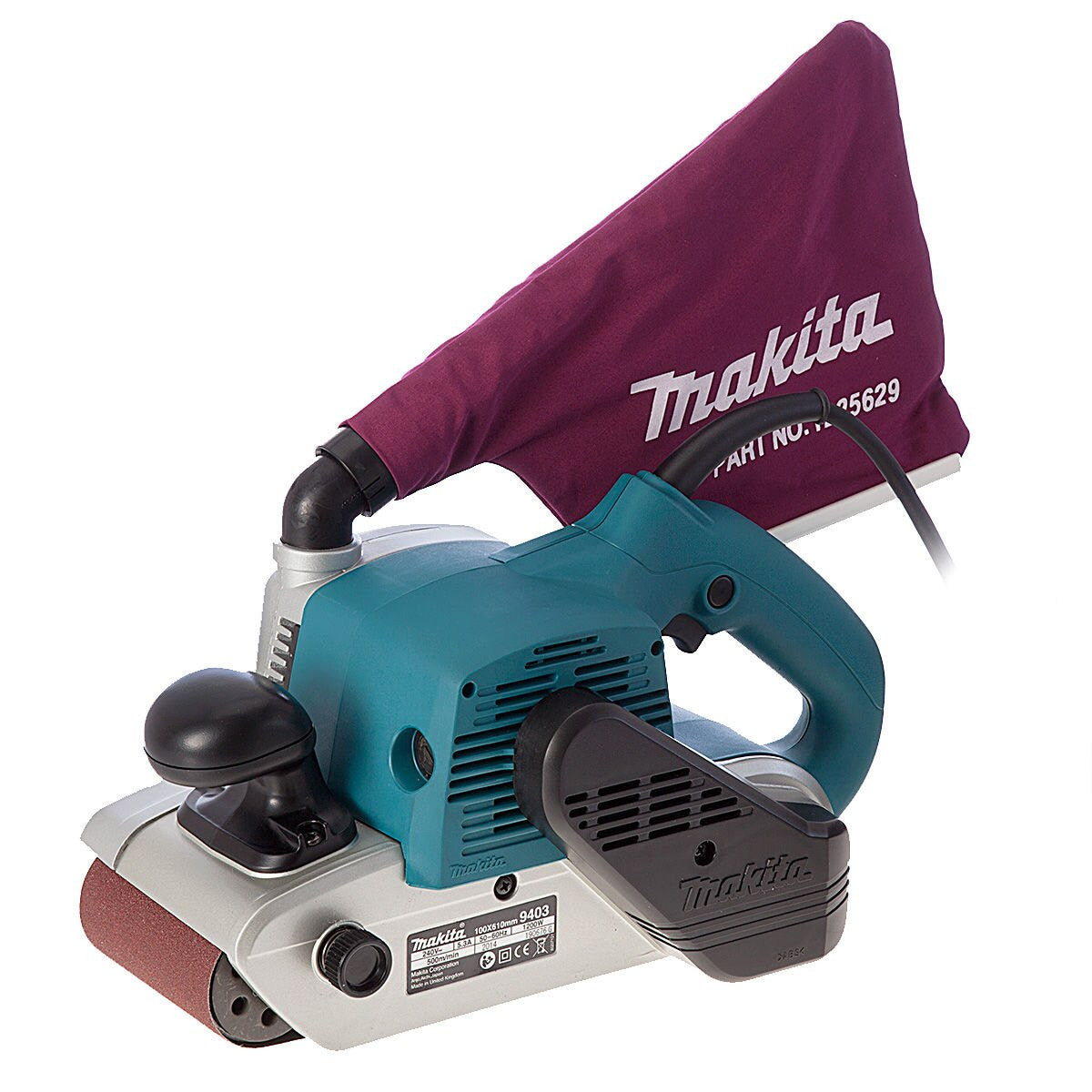 Makita Belt Sander Super Duty 4 Inch 100mm 240V 1200w Speed 500m/min 9403