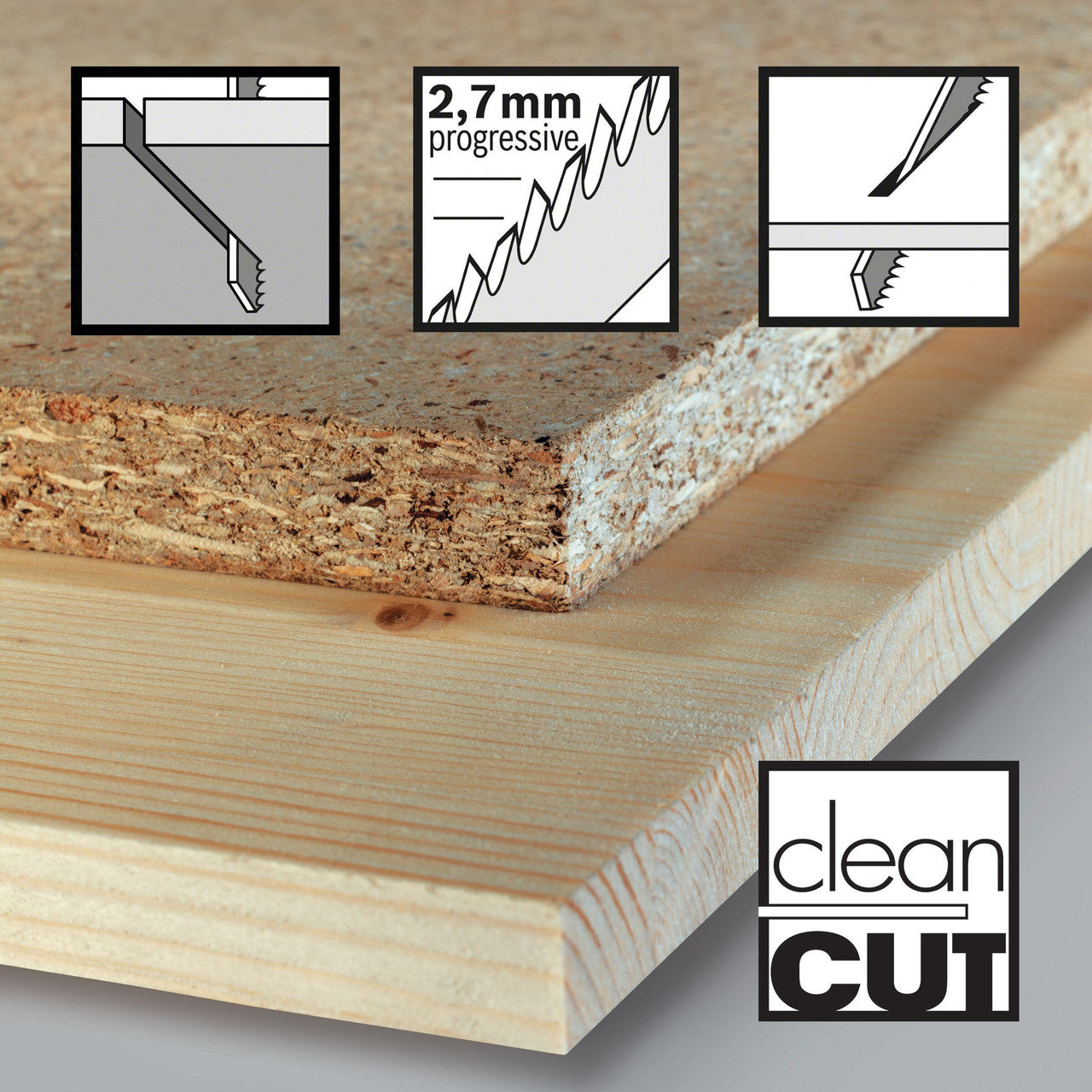Bosch Clean Cutting Wood Jigsaw Blades 5 Pack T101B
