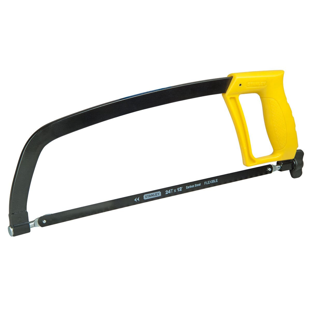 Stanley Contractors Hacksaw 12" 300mm Steel Frame 4 Position Blade 1-15-122