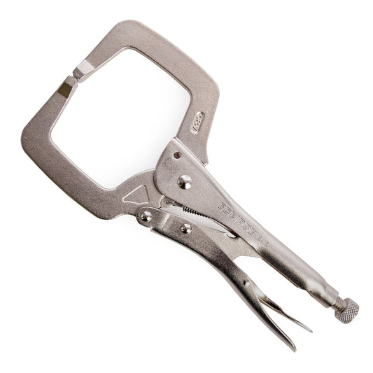 Eclipse Locking Welding C Clamp with Regular Tips 11in 275mm Quick Release E11R