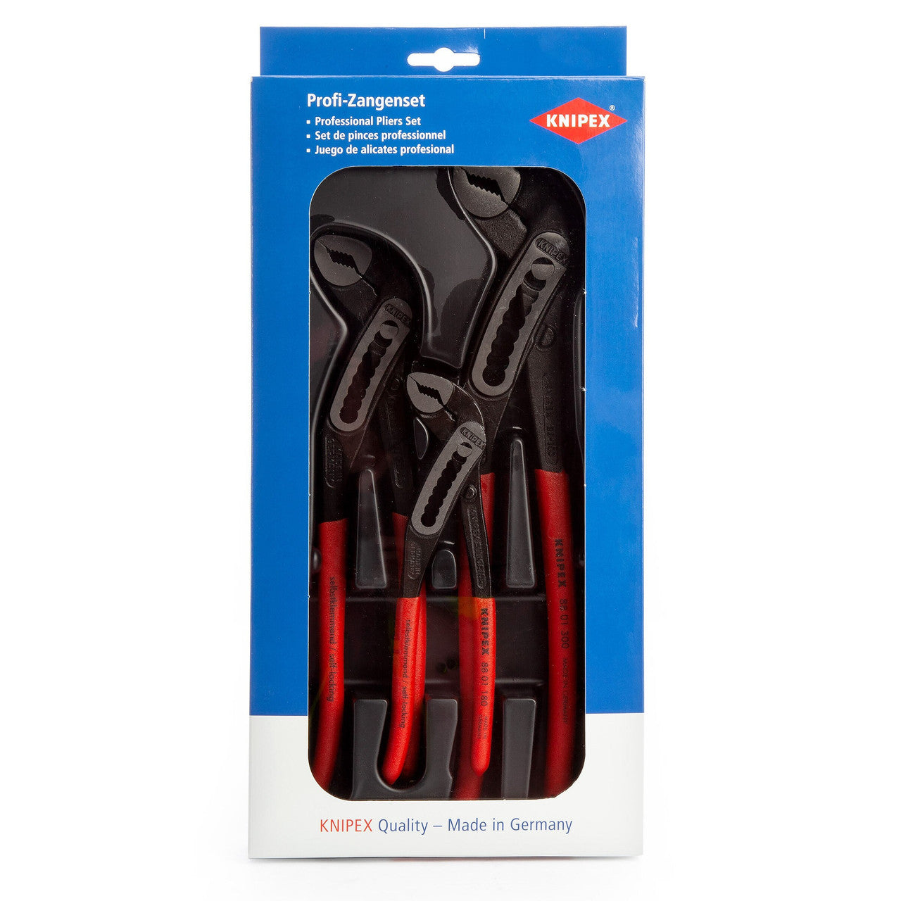 Knipex Alligator Pro Water Pump Plier Set 3 Piece 180, 250, 300mm 002009V03