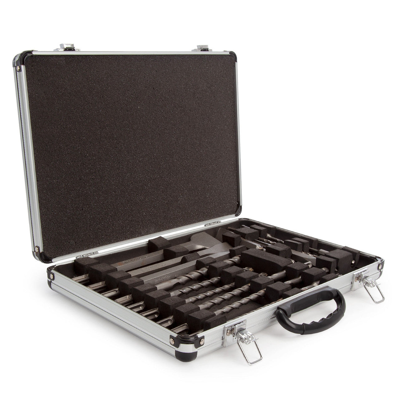 Makita SDS+ Drill and Chisel Set 17 Piece Aluminium Carry Case D-21200