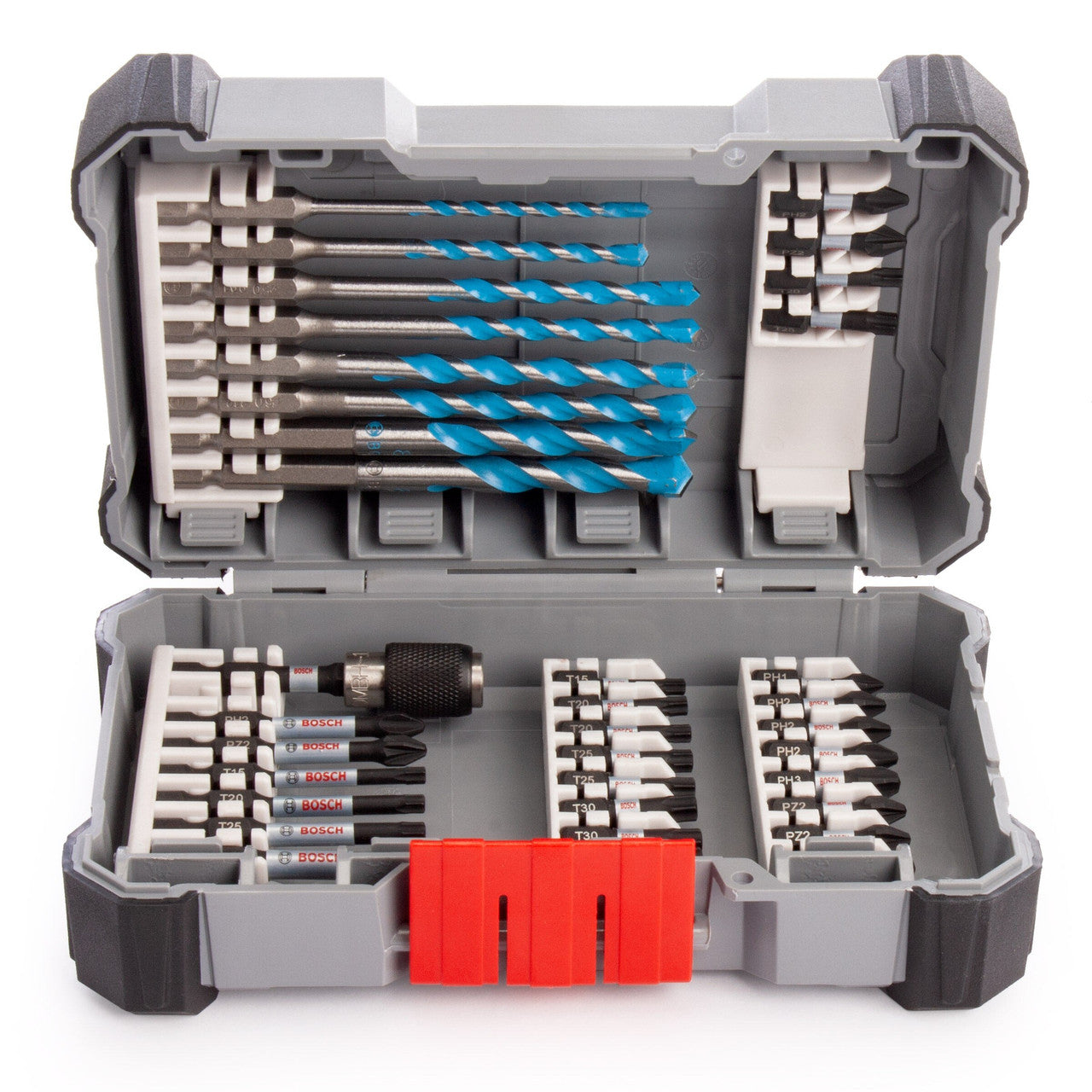 Bosch 2608577147 MultiConstruction Drill & Impact Screwdriver Bit Set (35 Piece)