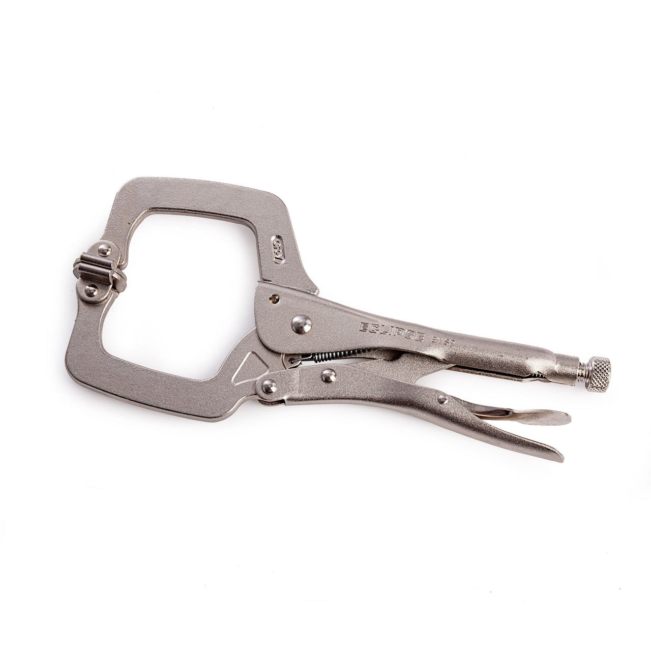 Eclipse Locking Welding C Clamp with Swivel Pads 11in 275mm Quick Release E11SP