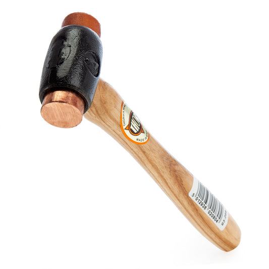 Thor Copper & Hide Hammer Size A 25mm 355G Wood Handle 03-208