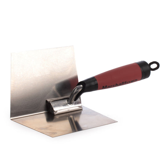 Marshalltown Thin Coat Inside Corner Trowel With Durasoft Handle 4 x 5in M23D