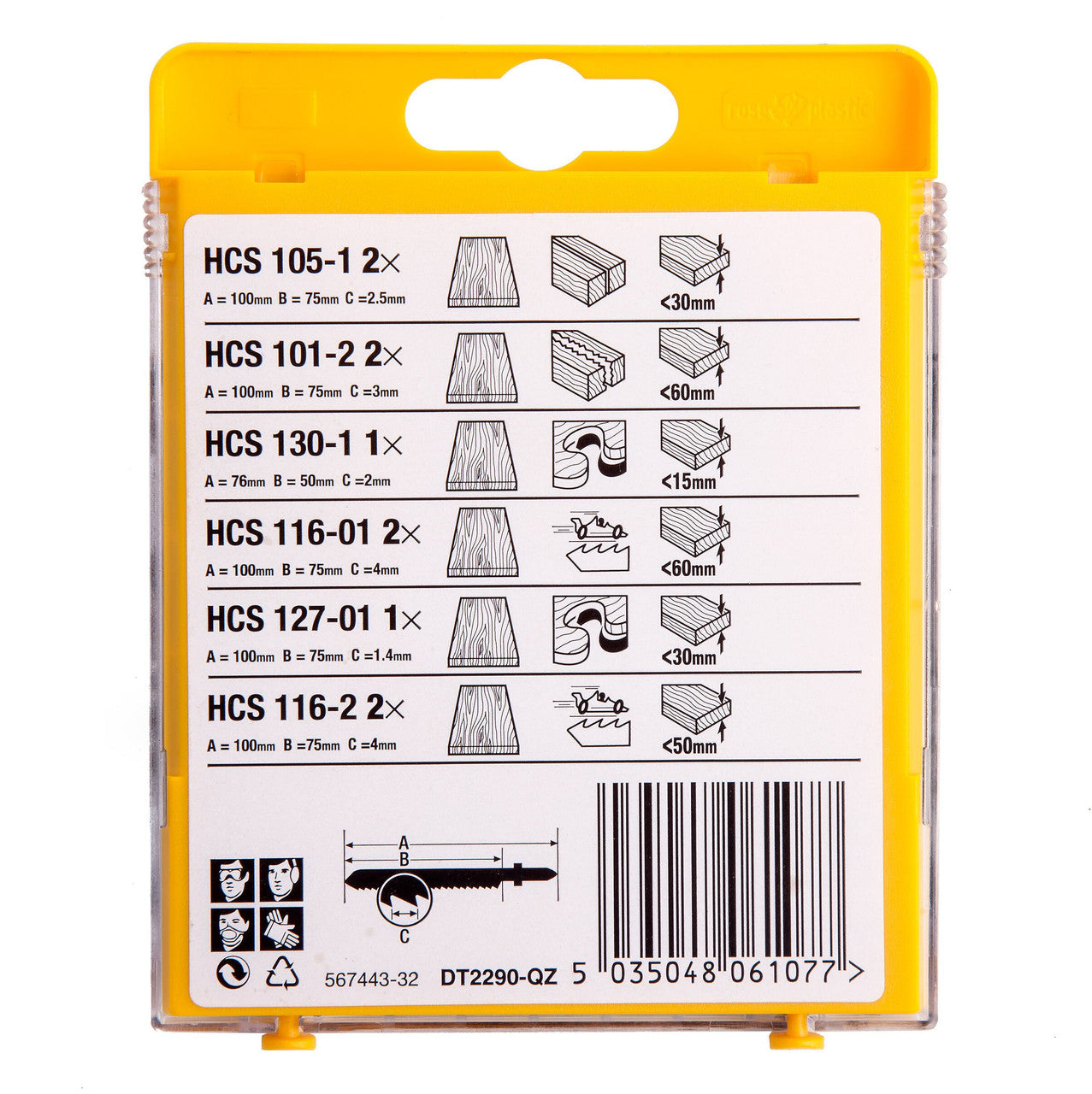 ****Dewalt HCS Jigsaw Blades for Wood 10 Pack DT2290