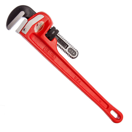Ridgid Model 18 Straight Pipe Wrench 18 Inch 450mm Capacity 65mm 2.1/2in 31025