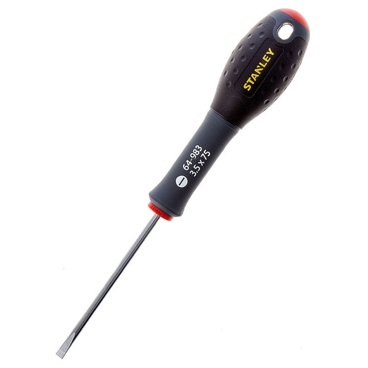 Stanley FatMax Screwdriver Parallel 3.5mm x 75mm Soft Grip Handle 0-64-983