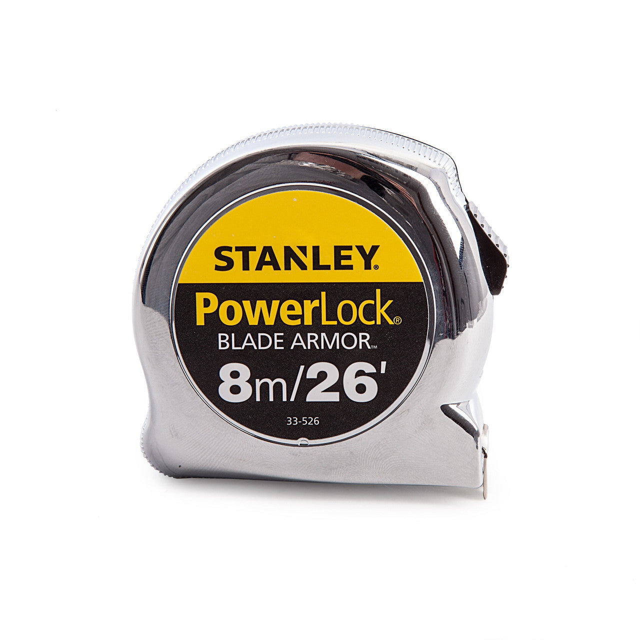 Stanley Powerlock Metric Imperial Tape Measure with Blade Armor 8m 0-33-526