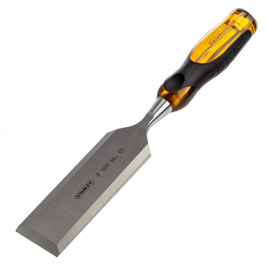Stanley FatMax Thru Tang Wood Chisel 50mm Soft Grip Handle 0-16-267