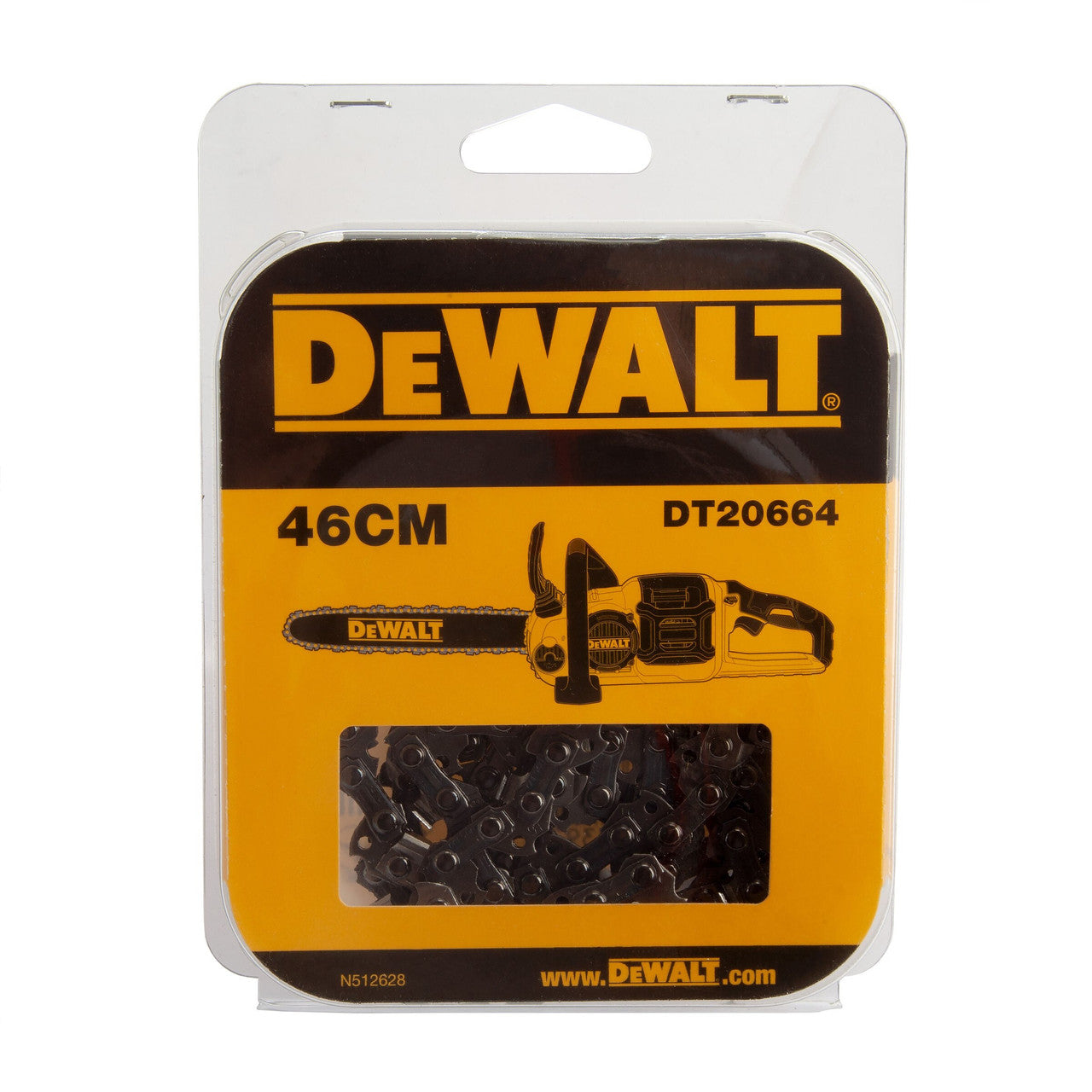Dewalt Oregon Chainsaw Chain 46cm Fits DCM575 For Fast Cuts In Wood DT20664