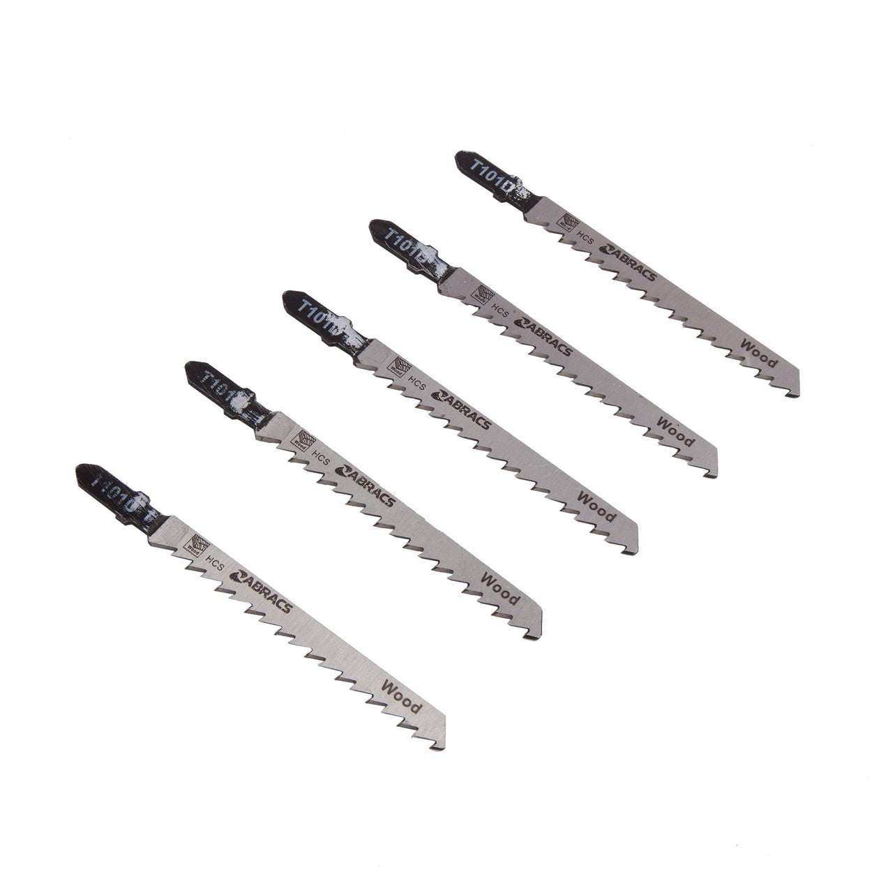 Abracs Jigsaw Blades for Wood 5 Pack T101D