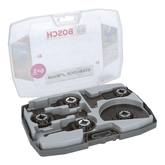 Bosch Starlock Wood Working Multi-Tool Blade Set 7 Piece 2608664623