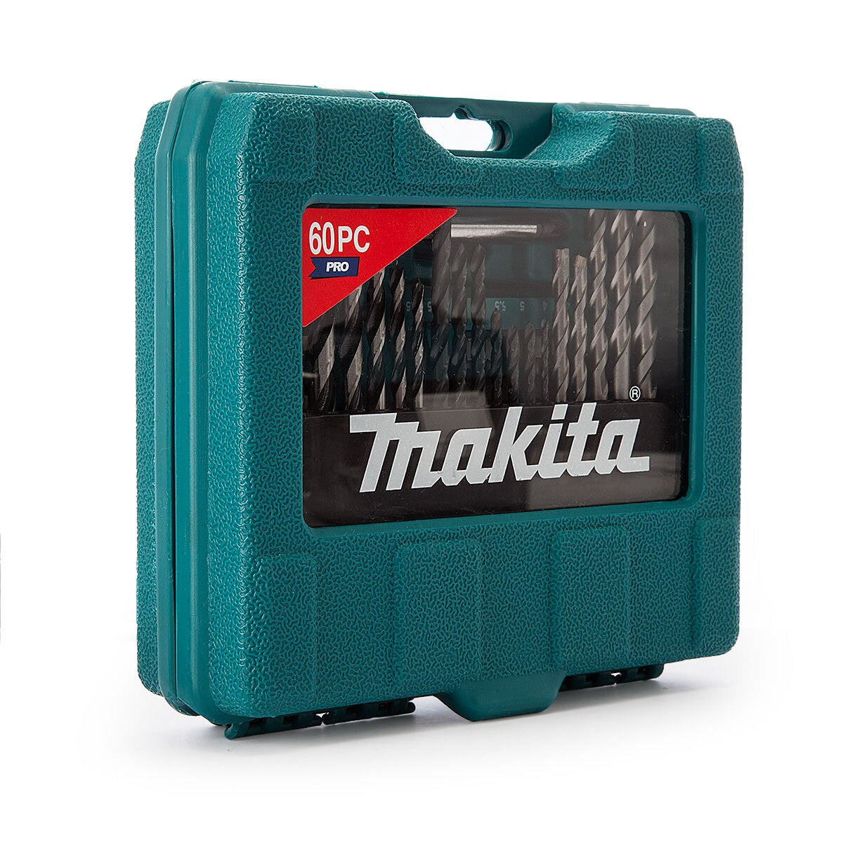 Makita Pro Power Drill Accessory Set 60 pc For Wood Metal Screws Plastic P-90358