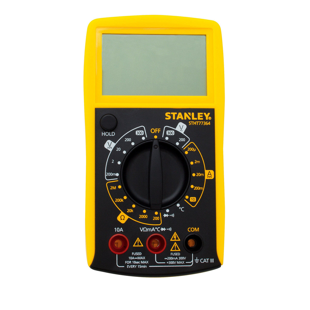 Stanley AC/DC Digital Multi Meter Buzzer Volts Ohms Amps Diode etc STHT0-77364