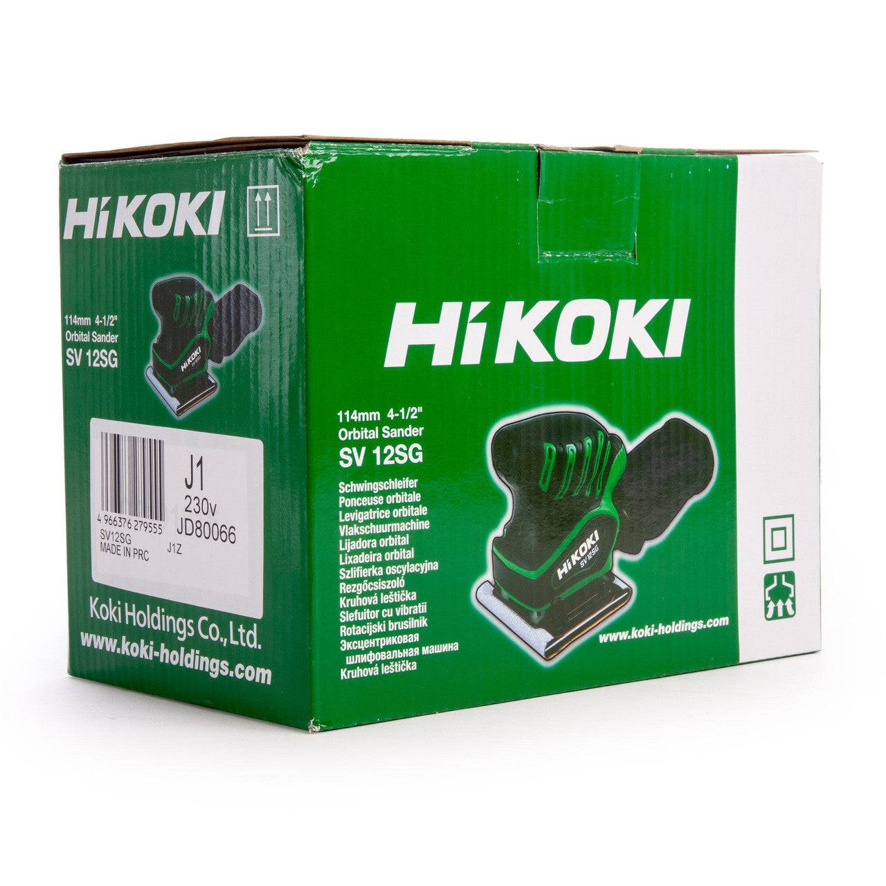 HiKOKI 114mm x 140mm Orbital Palm Sander 240V 200W Speed 14000 min SV12SGJ1Z