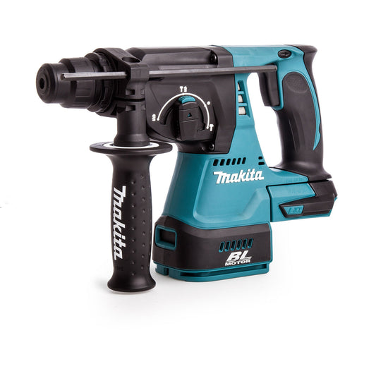 Makita 18V Brushless SDS Plus Rotary Hammer Drill Body Only Side Handle DHR242Z