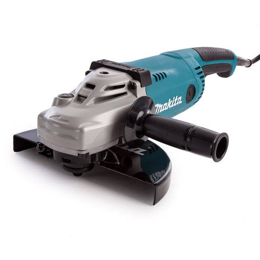 Makita 9 inch 230mm Angle Grinder 240V 2000W Side Handle Soft Grip GA9020