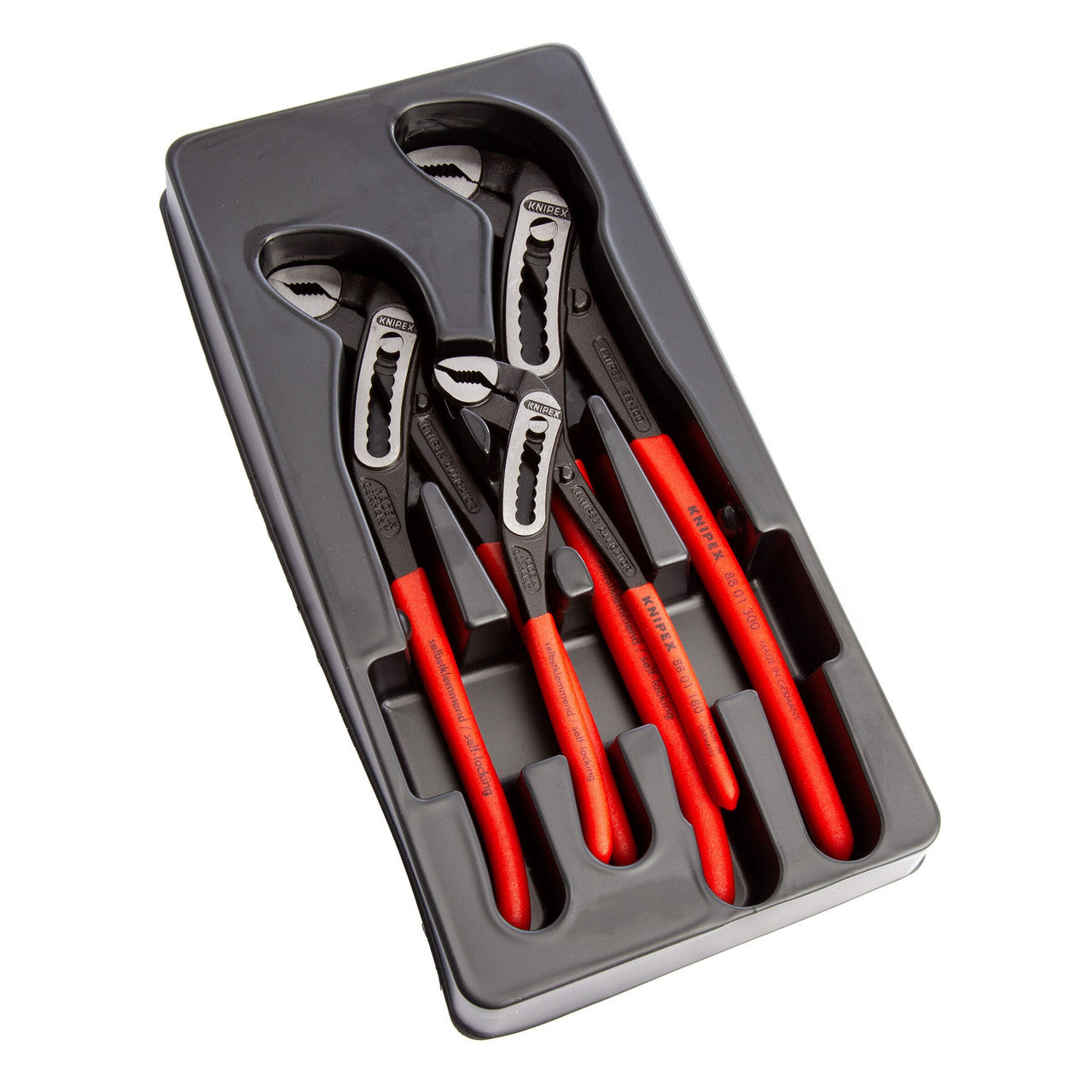 Knipex Alligator Pro Water Pump Plier Set 3 Piece 180, 250, 300mm 002009V03