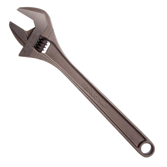 Bahco Adjustable Wrench 15in 380mm 44mm Jaw Capacity Black Finish 8074
