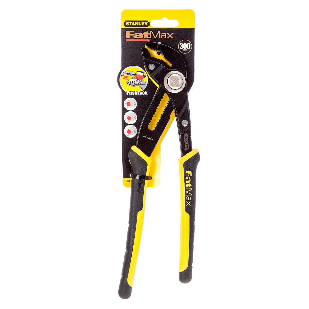 Stanley FatMax Slip Joint Plier 300mm 12 Inch Push Lock Adjustment 0-84-649