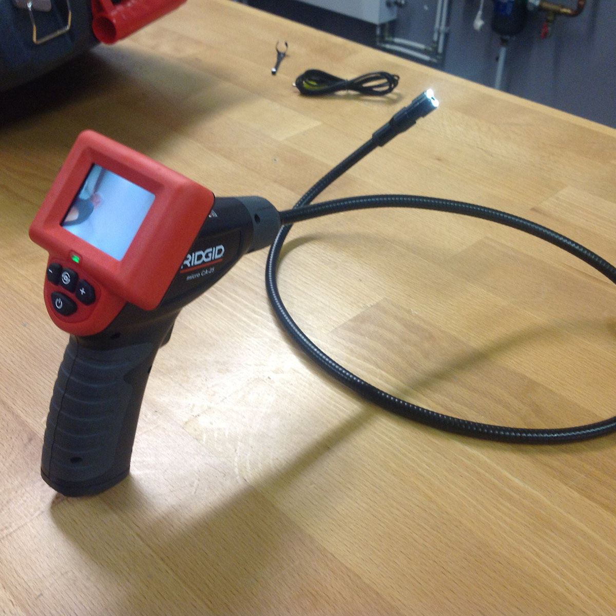 Ridgid CA-25 Micro Hand Held Inspection Camera 4x AA Batts Endoscope RID-40043