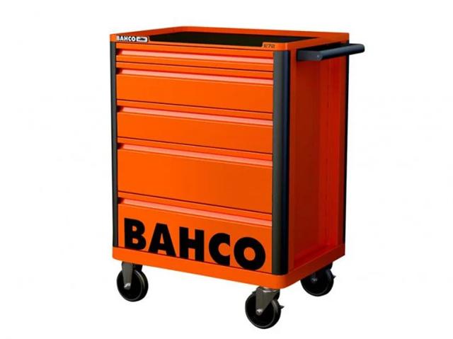 Bahco 5 Drawer Tool Trolley Orange E72 Workshop Cabinet Storage HUB 26in 1472K5