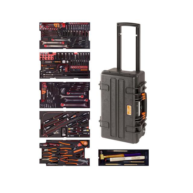 Bahco 240pc Heavy Duty Rigid Case Aviation Professional Tool Kit 4750RCHDW01FF1