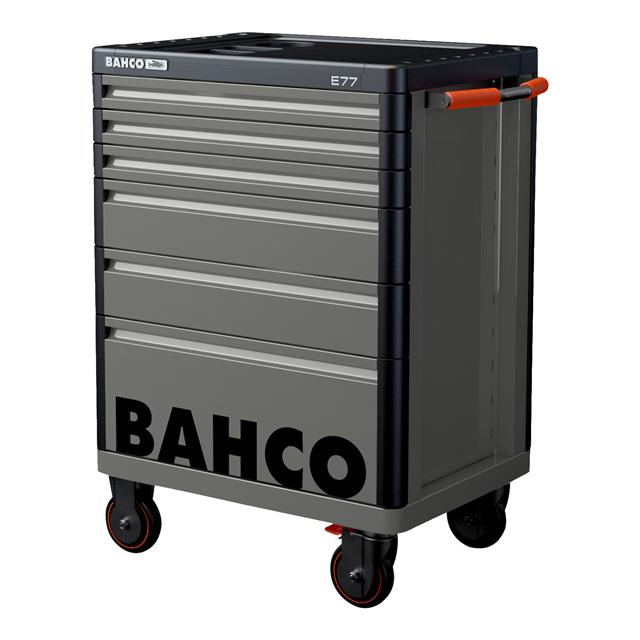 Bahco 26in E77 Premium Grey 7 Drawer Tool Trolley Roll Cab Storage 1477K7GREY