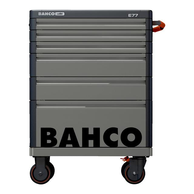 Bahco 26in E77 Premium Grey 7 Drawer Tool Trolley Roll Cab Storage 1477K7GREY