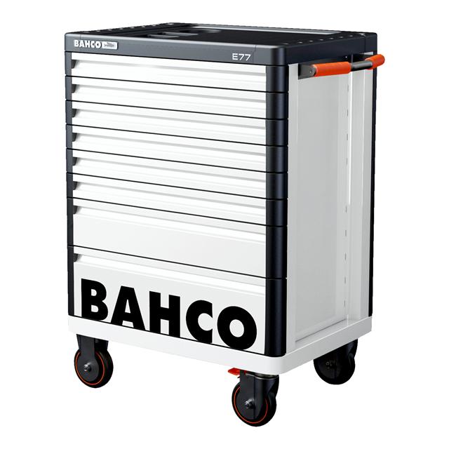 Bahco 26in E77 Premium White 7 Drawer Tool Trolley Roll Cab Storage 1477K7WHITE