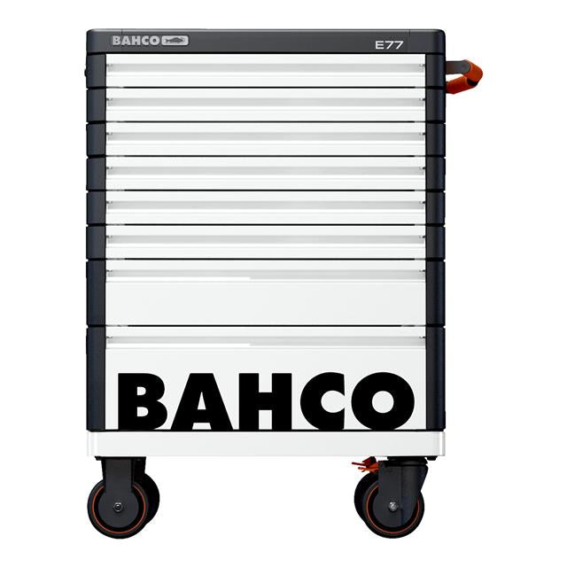 Bahco 26in E77 Premium White 7 Drawer Tool Trolley Roll Cab Storage 1477K7WHITE